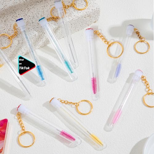 Brosses à cils en cristal et tubes haut de gamme réutilisables - 2