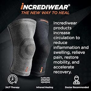 Incrediwear Knee Sleeve – Knee Braces for Knee Pain, Joint Pain Relief, Swelling, Inflammation Relief, and Circulation, Knee Support for Women and Men Incrediwear Knee Sleeve–Knee Braces for Knee Pain Joint Pain Relief Swelling Inflammation Relief and Circulation Knee Support for Women and Men