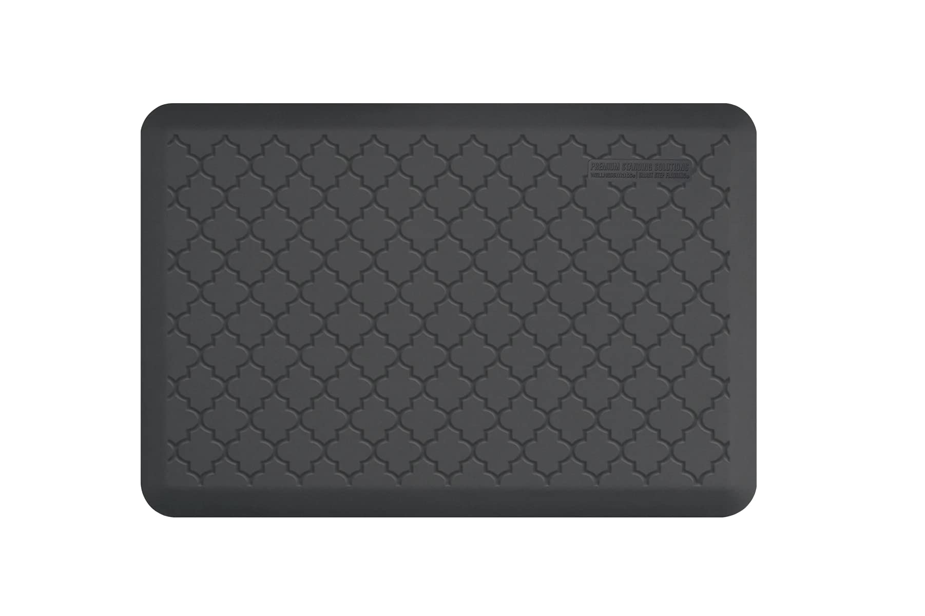 WellnessMats Trellis Collection Anti-Fatigue Floor Mat, Gray, 36
