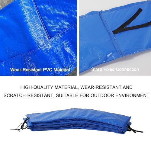 Rembourrage noir de trampoline de 3 m imperméable et résistant