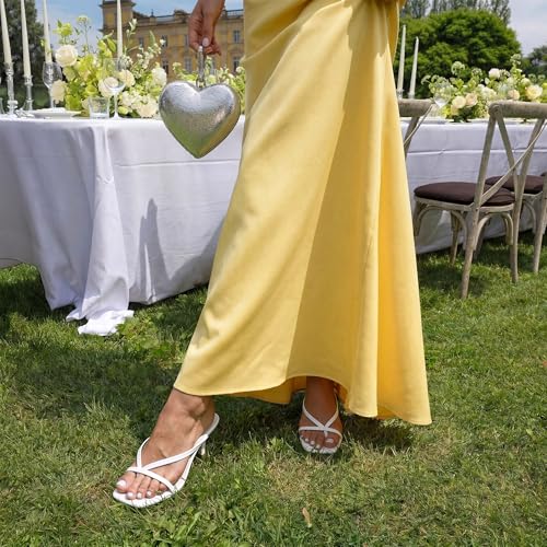 Image of DREAM PAIRS Kitten Heels for Women Flip Flops Slip on Low Heels Open Square Toe Thong Heeled Strappy Sandals Slides Comfortable Dress Shoes