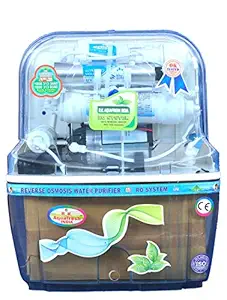 R.k. Aqua Fresh India AZ K300 2000Tds Transparent 12Ltrs{Ro+Uv+Uf+Minerals+Tds Adjuster}Ro Water Purifier