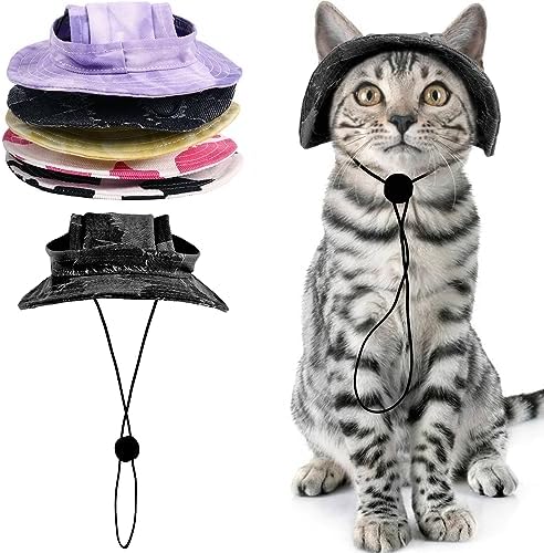 Halloween Pet Sombrero Hat - Mexican Straw Cap With Adjustable Chin Strap For Cats & Small Dogs, Party Costume