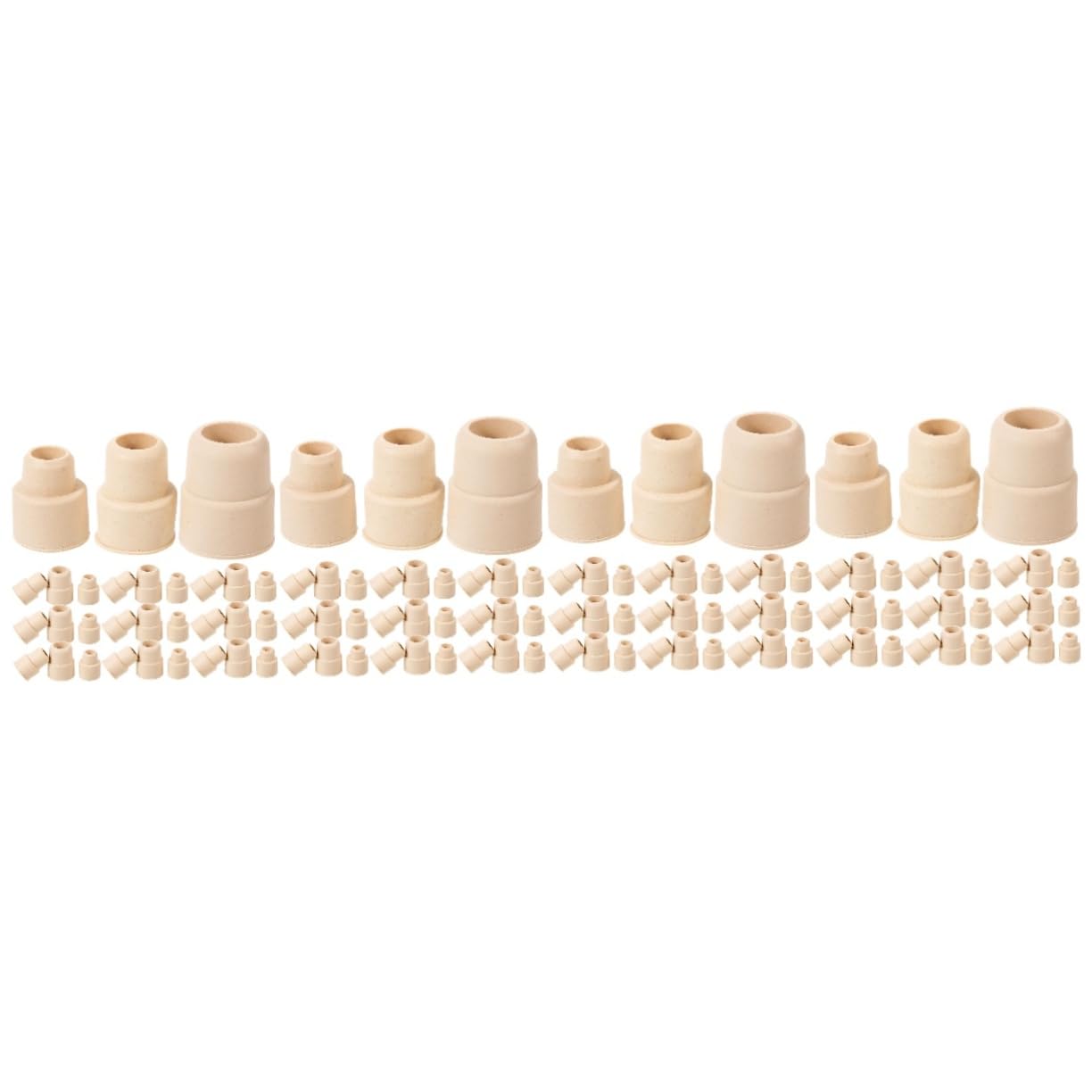 MAGICLULU 4 Ensembles Lot De 4 Compacts Pour Tubes Verrerie Appareils De Laboratoire Tubes À Essai Flacons Pichets Accessoires Pour La Maison Caoutchouc Naturel 30 pièces * 4