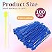 100Pcs Color Mixing Brush Hair Curler Picks, Plastic Roller Locking Tools, Picks for Perm Rods, Brush Rollers Pin Accessories, Small Rollers with Pick, Hair Styling Tools for Women Curling