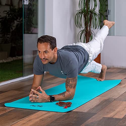 Acte T137 Yoga Mat Mastar Em Eva, Adulto Unissex, , Verde e Preto