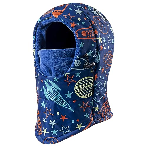 REDESS Winter Windproof Hat, Unisex Children Heavyweight Balaclava, Ski Mask with Thick Warm Fleece Face Cover