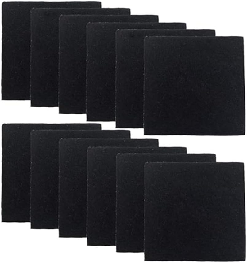 Pack of 12 Odor Eliminating Filters for Home and Office Trash Can Replacement