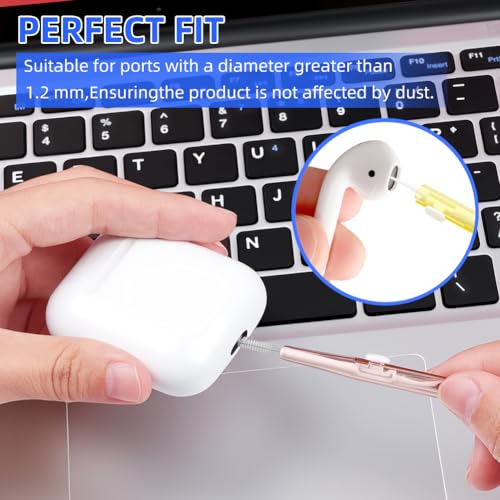 AXFEE Kit De Limpieza De TeléFono Celular 8 Pcs, Kit De Cepillo De Limpieza De Puerto De TeléFono USB C TapóN, Cepillo De Limpieza De Doble Cara, Kit De Limpieza De Carga, Adecuado para Puertos USB-C - imagen 7