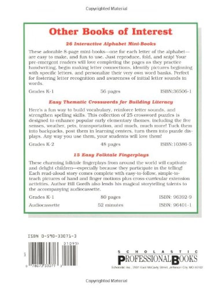 amazon-com-25-emergent-reader-mini-books-grades-k-1-9780590330718-fleming-maria-books for Free Printable Emergent Reader Mini Books Amazon.com: 25 Emergent Reader Mini-Books (Grades K-1): 9780590330718: Fleming, Maria: Books for Free Printable Emergent Reader Mini Books