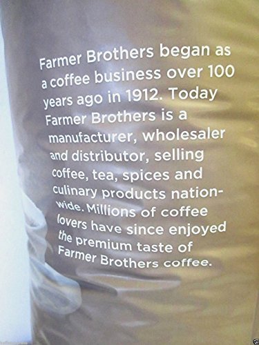 Farmer Brothers Premium Blend 100% Arabica Whole Bean Coffee - 5 Lb. Bag #TOP3