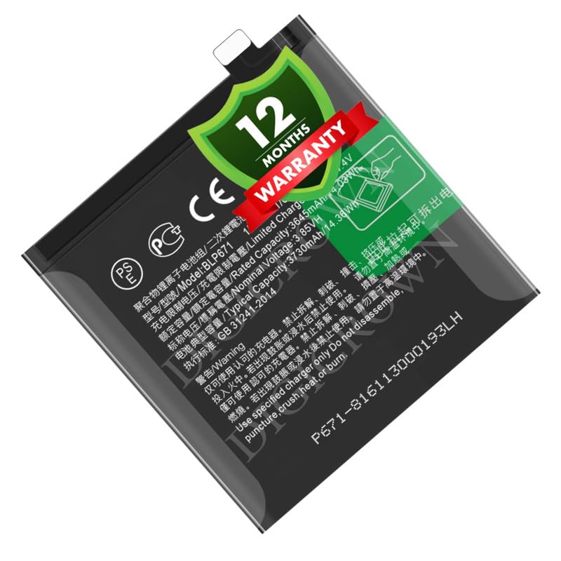 Image of Original BLP671 Battery Compatible for Oppo Find X - (3730mAh) - 1 Year Warranty DF7