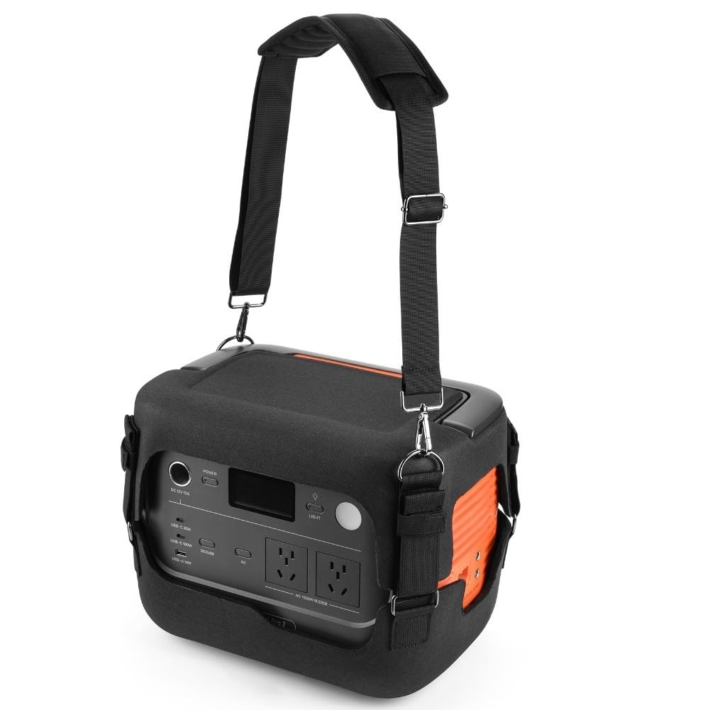 Caja para Jackery Explorer 1000 impermeable de viaje y camping con correa de hombro