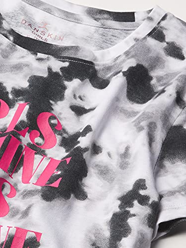 Image of Danskin Girls' Short Sleeve Graphic Tie Dye T-Shirt