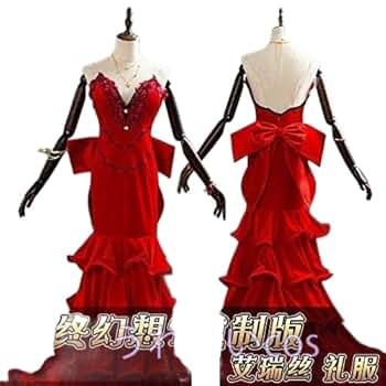 FF7R ファイナルファンタジー　エアリス　ウィッグ付き　コスプレ衣装フルセット FF7R ファイナルファンタジー エアリス ウィッグ付き コスプレ