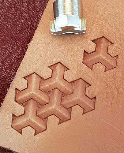 DandS ltd Leather Working Tools Carving Punches Stamp Craft Saddle Brass #98B