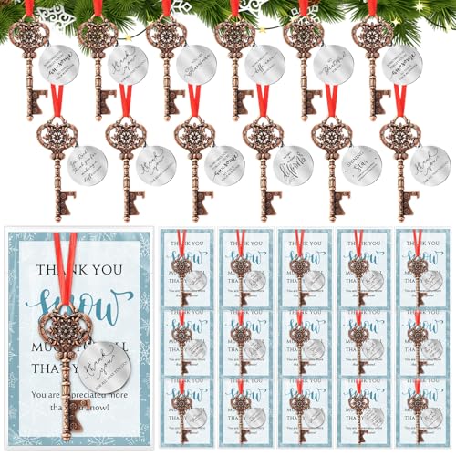 Landical 40 Sets Christmas Coworker Employee Appreciation Ornaments Gifts Bulk