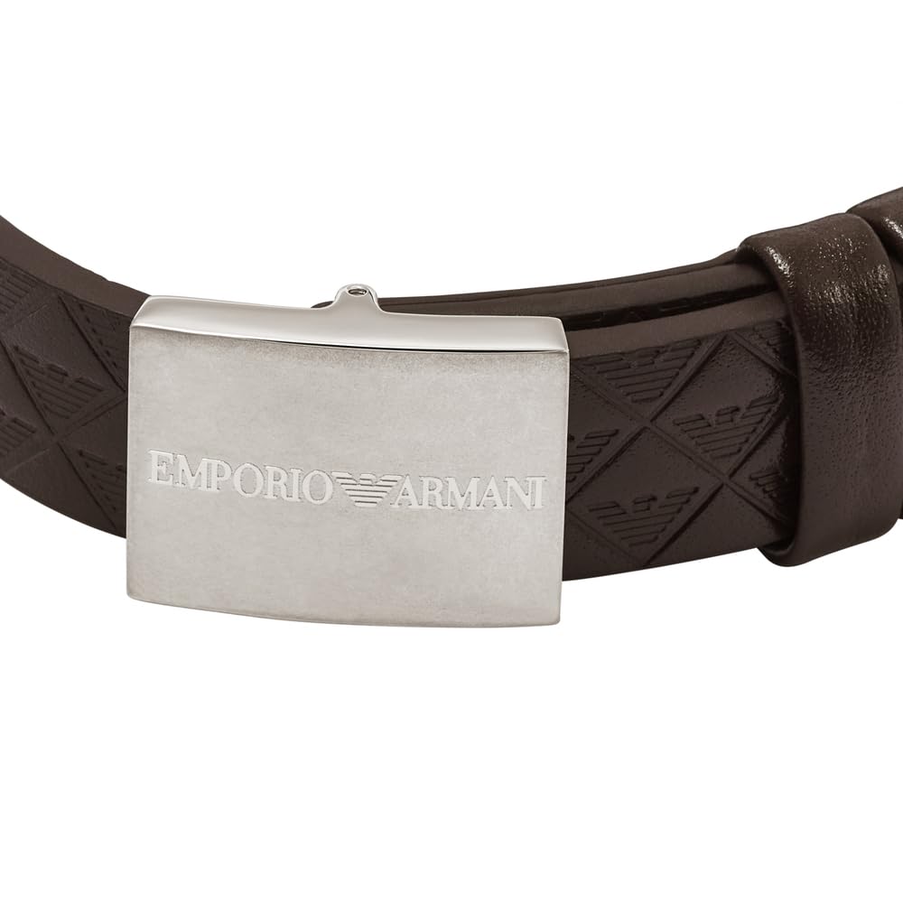 Emporio Armani Pulsera de hombre de acero con cierre deslizante