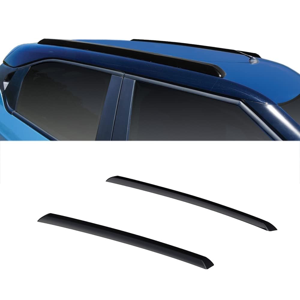 YASH Enterprises Black Metal Roof Rails with 3m Tape Without Drill (Set of - 2) for - Tata Punch-image-15