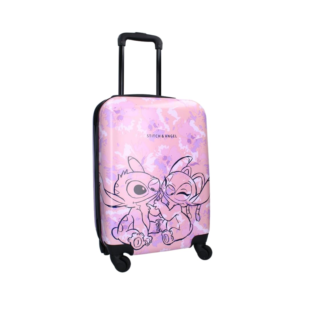mybagstory - Mała walizka kabinowa Stitch - dla dzieci - bagaż - podróż - wakacje - rozmiar 50 cm - kółka - pomysł na prezent