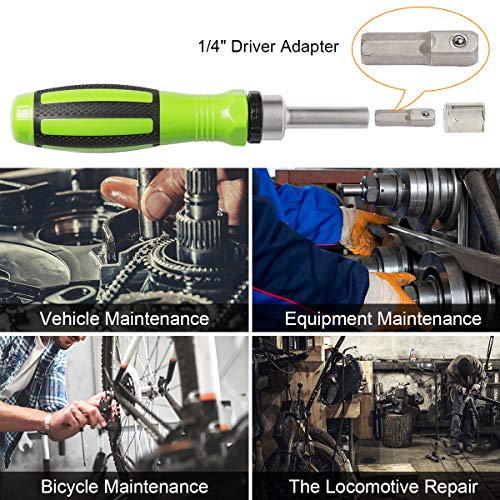 Huepar 65 in 1 Precision Screwdriver Ratchet Set Includes Slotted/Phillips/Torx and More Bits, Sockets and Extension Bars-Professional Repair Tool Kit for iPhone, Computer, Watch, Glasses, Electronics