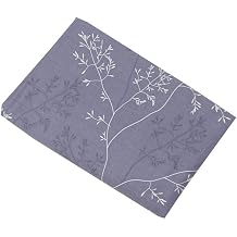 Cotton Twin XL Flat Bed Sheets Only, Grey 400 Thread Count Bedding, Soft Breathable Comfortable