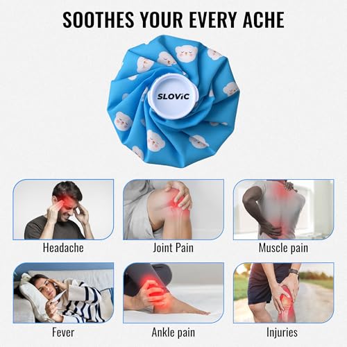 Image of Slovic Cold & Hot Water Bag for Pain Relief [9 Inches] | 2 in 1 Ice Packs for Pain Relief | leakproof & Durable | Ideal for Joint Pain, Muscle Pain, Injuries and Hot & Cold Therapy