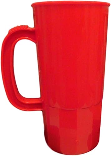 Miniatura 2 de Jean's Plastics Tazas de cerveza Steins para cerveza con capacidad para 22 onzas a borde. Cantidad 6 1 ea rojo, azul, amarillo, granito, negro,