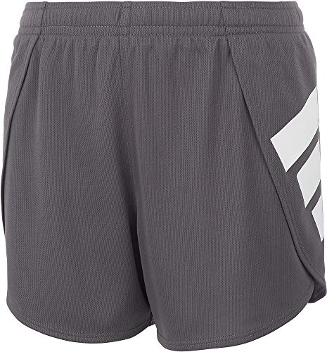 Short de sport adidas fille S gris pour le collège et les loisirs