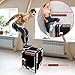 Yes4All 3-in-1 Soft-Padded Plyo Box with Wooden Core, Non-Slip Multi-Use Cushioned Plyometric Jump Box with Vinyl Cover for Jumping, Conditioning, Strength Training, Black