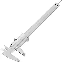 MTX Paquímetro Universal Metálico 150 Mm – Resolução 0,02 Mm, Quadrimensional, Aço Carbono, Cursor Suave Com Trava, Medição Externa/Interna/Profundidade/Ressalto