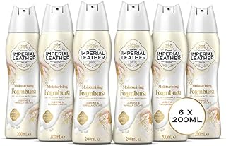 Imperial Leather Foamburst - Moisturising Body Wash, Jasmine & Vanilla Orchid Fragrance with Luxurious Foam Lather - Gentle Skin Care Bulk Buy (6 X 200ml)
