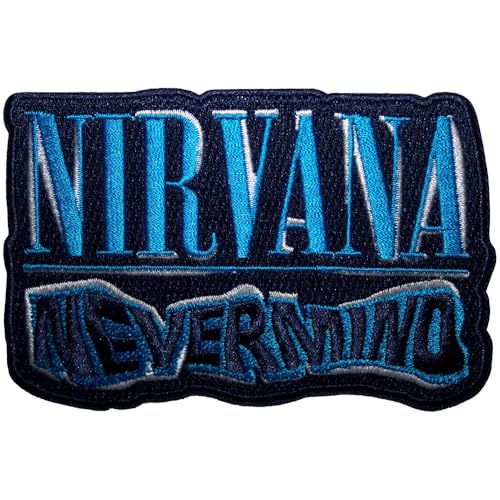 Nirvana Nevermind Wavy Cut Out Woven Patch Size One Size