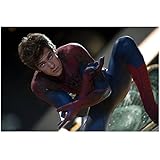 Andrew Garfield 8 inch x10 inch PHOTOGRAPH The Amazing Spider-Man (2012) Crouching Forearms Crossed PHOTOGRAPH