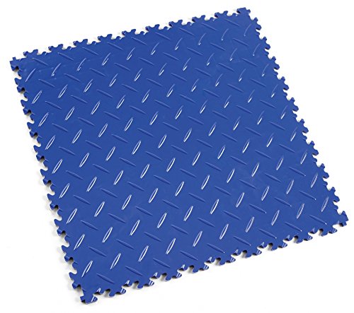 Preisvergleich Produktbild Fortelock PVC-Vinyl Bodenfliese Easyclick Diamant Mittlere Belastbarkeit 2050 (Blau)