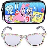 Nickelodeon SpongeBob SquarePants Boys Sunglasses for Kids and Glasses Case Set Eyewear for Toddlers (OS, Multi)