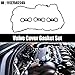 X AUTOHAUX Valve Cover Gasket Set for BMW Z4 X3 323i X5 328i 128i 528i 328xi 528xi 328i XDrive 11127582245 Rubber
