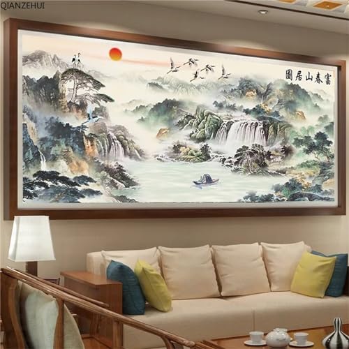 5D DIY diamant painting strass pour décoration maison murale chambre salon
