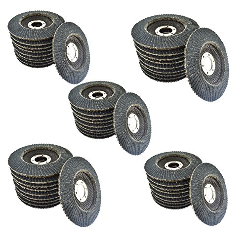 Disque à lamelles zirconium 115mm grain 80 haute endurance meulage 50pcs