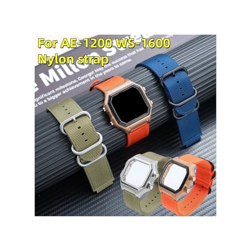 Bracelet nylon compatible Casio AE-1200 pour remplacer la résine - 2