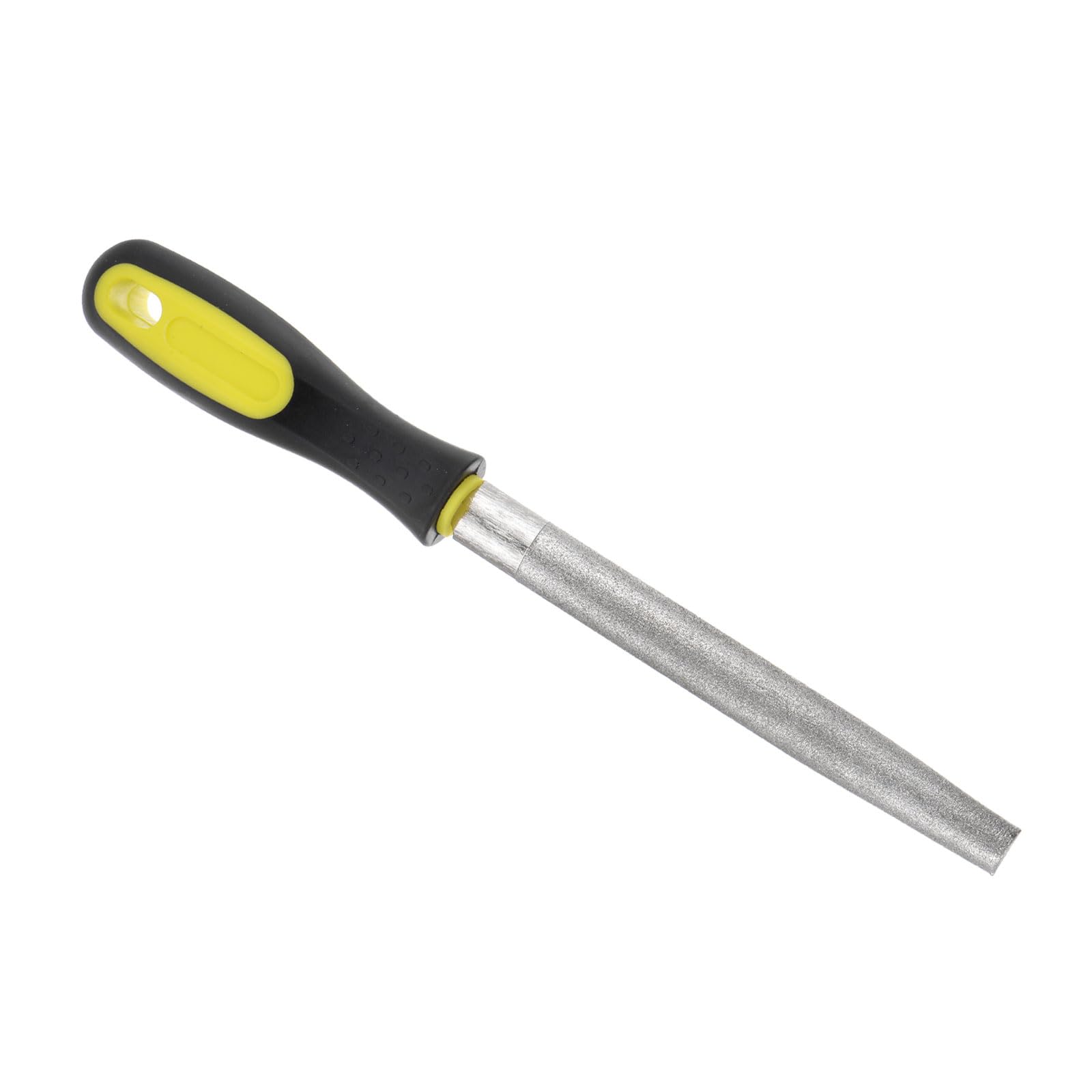 CoCud Diamond Coated Half Round File, 6 Inch 80 Grits, Diamond Hand Rasp with Non-Slip Handle - (Applications: for Grinding on Glass Stone Marble Rock Bone)