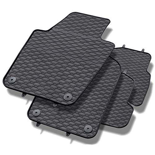 Mossa Tapis de Voiture en Caoutchouc adapté pour VW Volkswagen Polo V (2009-2017)
