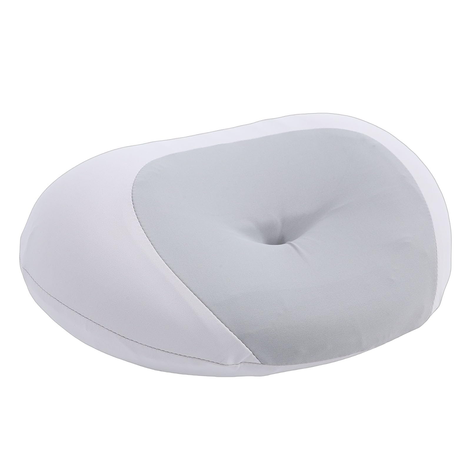 Agatige Cuscino da viaggio in memory foam, morbido cuscino cervicale portatile ergonomico per supporto collo per campeggio da viaggio all'aperto (Grigio)
