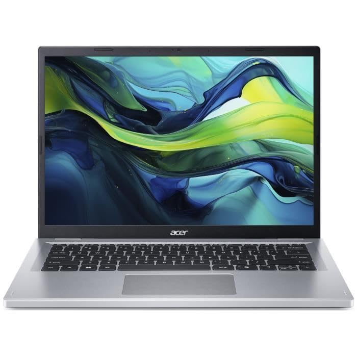 Image of Acer TravelLite Business Laptop (TL04-51M) | 14 inch FHD IPS | Intel Core 5-120U (Up to 5.0GHz) | 16GB DDR4 | 512GB SSD | Win 11 Home | Ms-Office | WiFi 6 | HD Webcam with Privacy Shutter | Black