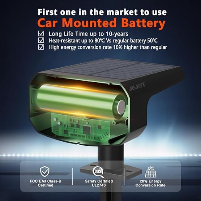 Solar Lights Solar Spot Lights 3000K/6500K Selectable 4 Lighting Modes