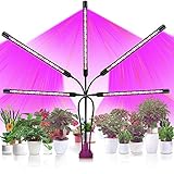 Grow Light Craftersmark Clip LED Plant Lamps 10 Dimmable Levels 3 Modes Timing Function for Indoor Plants 5 Head