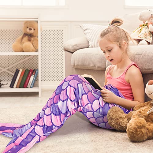 WERNNSAI Mermaid Tail Blanket - Image 2