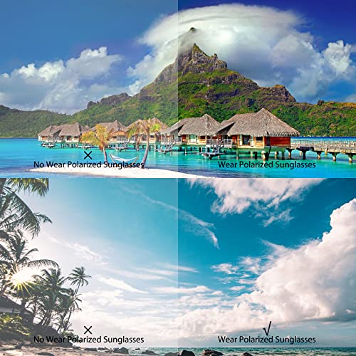 K.LAVER Photochromic Polarized Aviator Sunglasses For Men Women Spring Hinge Anti Glare UV400 Night Vision Driving Glasses4