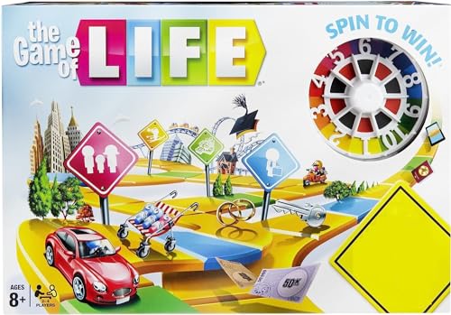 Image of DUNGRANI The Game of Life Family Board Game for 2-4 Players, Ages 8 and Up, Multicolor
