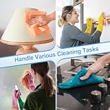 QUARKZMAN 6 sztuk ściereczki do czyszczenia z mikrofibry, 24" x 12" wielofunkcyjne ręczniki czyszczące wielokrotnego użytku chłonne ściereczki do mycia samochodu kuchnia sprzątanie gospodarstwa